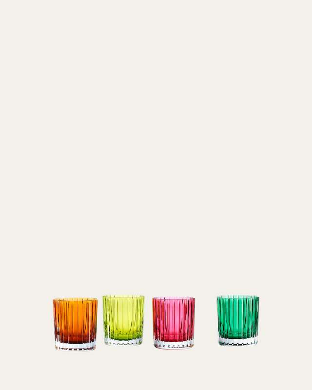 Harmonie Colored Double Old-Fashioned Tumblers, Set of 4